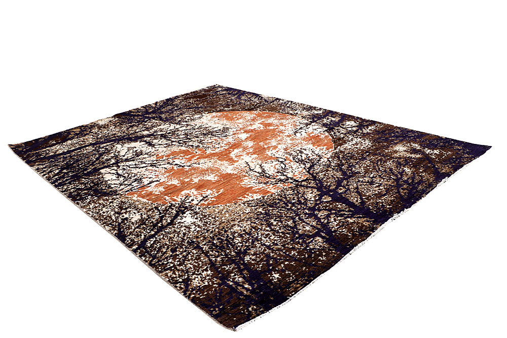 Multi Colored Abstract 7' 10 x 10' 4 - No. 65150 - ALRUG Rug Store