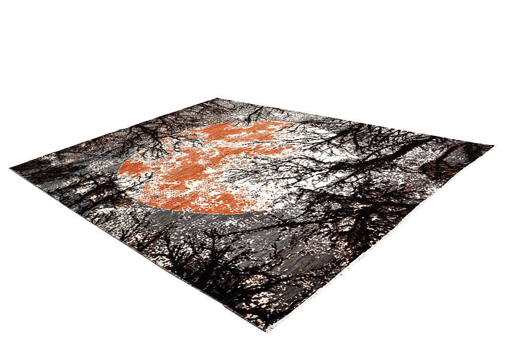 Multi Colored Abstract 7' 11 x 10' 2 - No. 65151 - ALRUG Rug Store