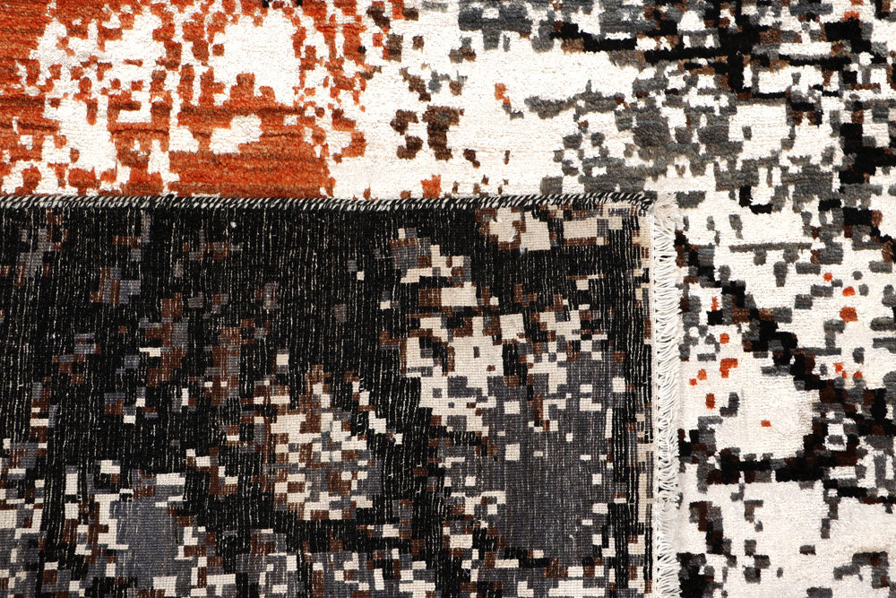 Multi Colored Abstract 7' 11 x 10' 2 - No. 65151 - ALRUG Rug Store