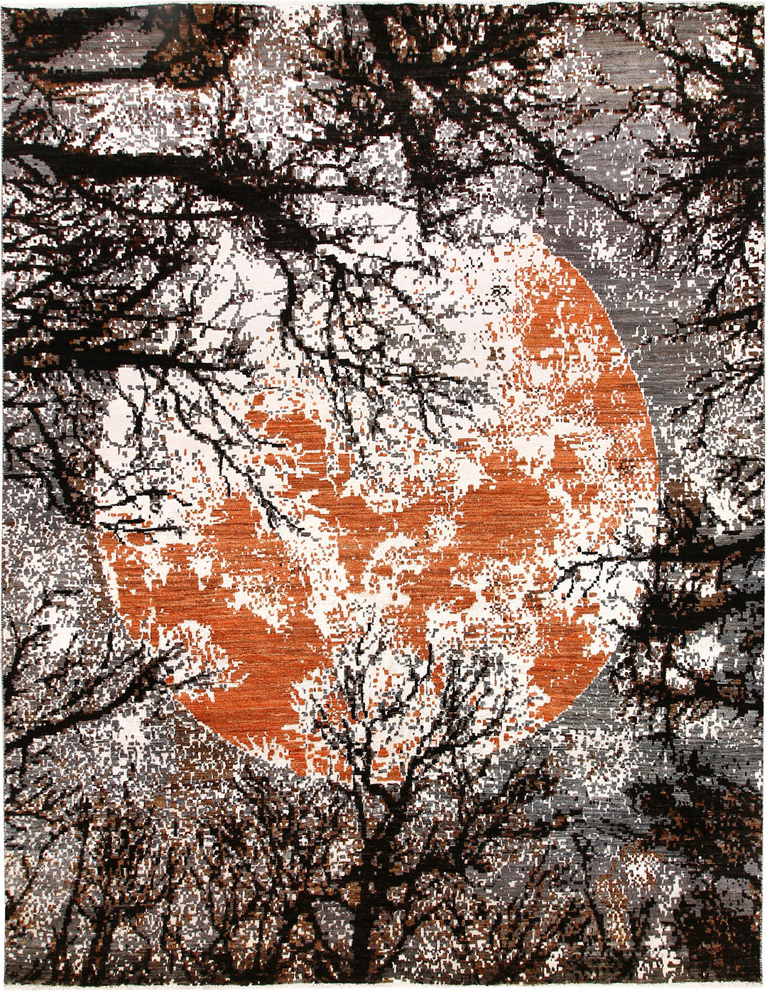 Multi Colored Abstract 7' 11 x 10' 2 - No. 65151 - ALRUG Rug Store