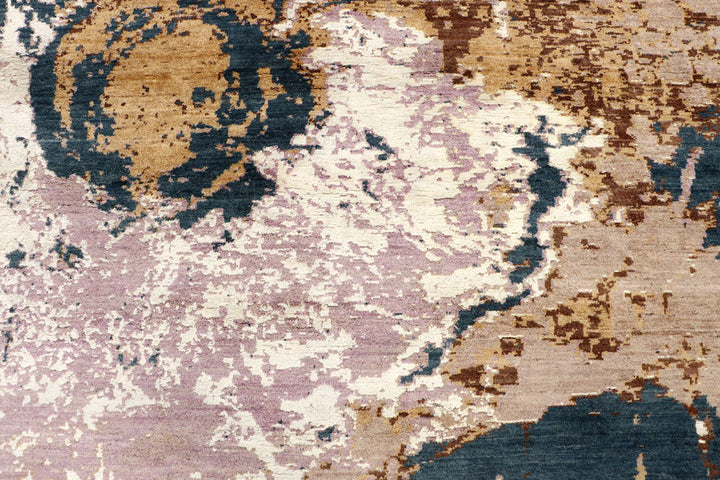 Multi Colored Abstract 7' 9 x 9' 9 - No. 65152 - ALRUG Rug Store