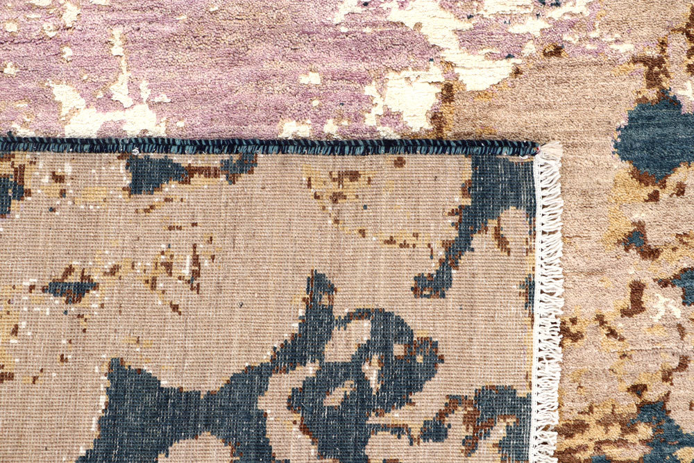 Multi Colored Abstract 7' 9 x 9' 9 - No. 65152 - ALRUG Rug Store