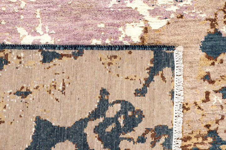 Multi Colored Abstract 7' 9 x 9' 9 - No. 65152 - ALRUG Rug Store