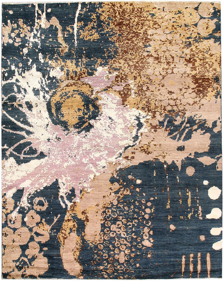 Multi Colored Abstract 7' 9 x 9' 9 - No. 65152 - ALRUG Rug Store