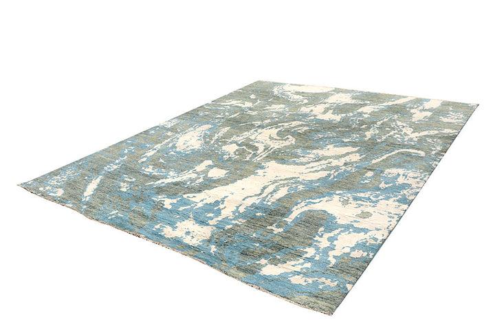 Multi Colored Abstract 8' x 10' - No. 65153 - ALRUG Rug Store