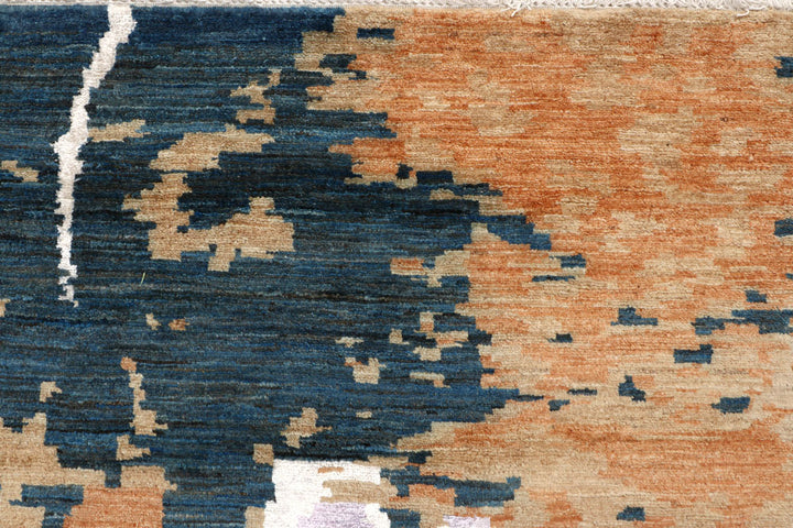 Multi Colored Abstract 8' x 9' 6 - No. 65154 - ALRUG Rug Store