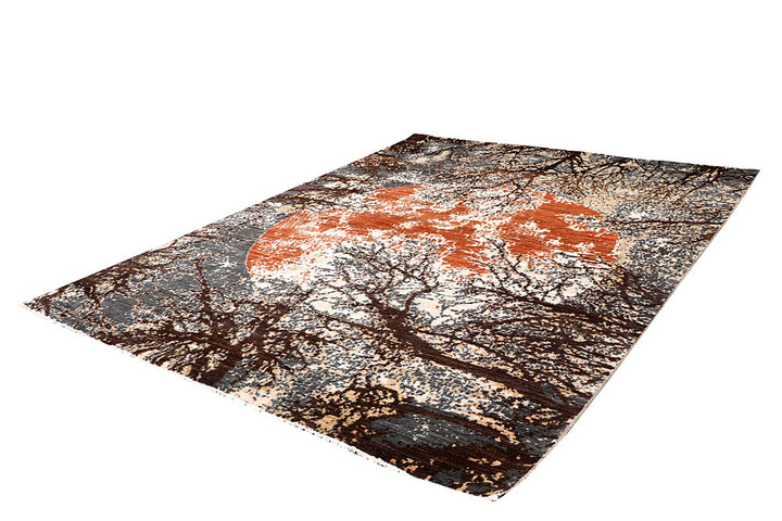 Multi Colored Abstract 8' x 10' 4 - No. 65155 - ALRUG Rug Store