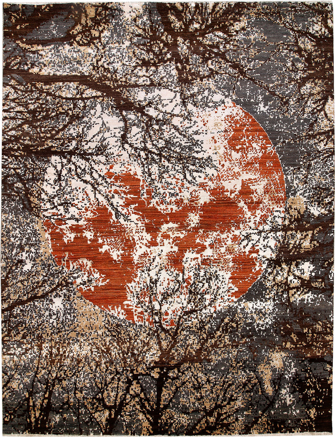 Multi Colored Abstract 8' x 10' 4 - No. 65155 - ALRUG Rug Store