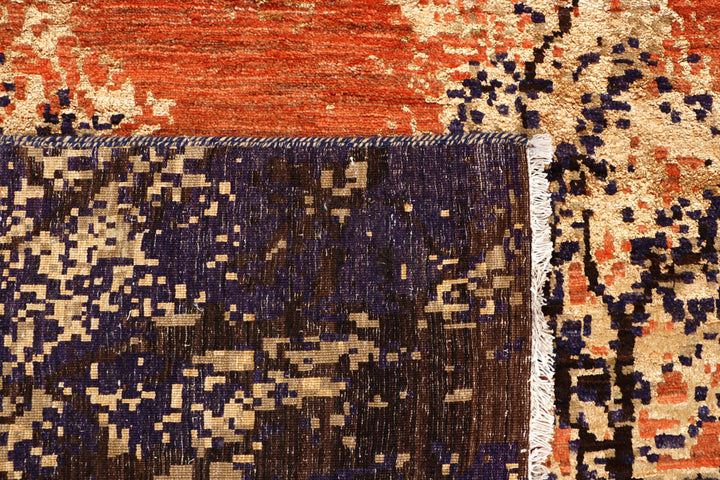 Multi Colored Abstract 8' x 10' 3 - No. 65156 - ALRUG Rug Store