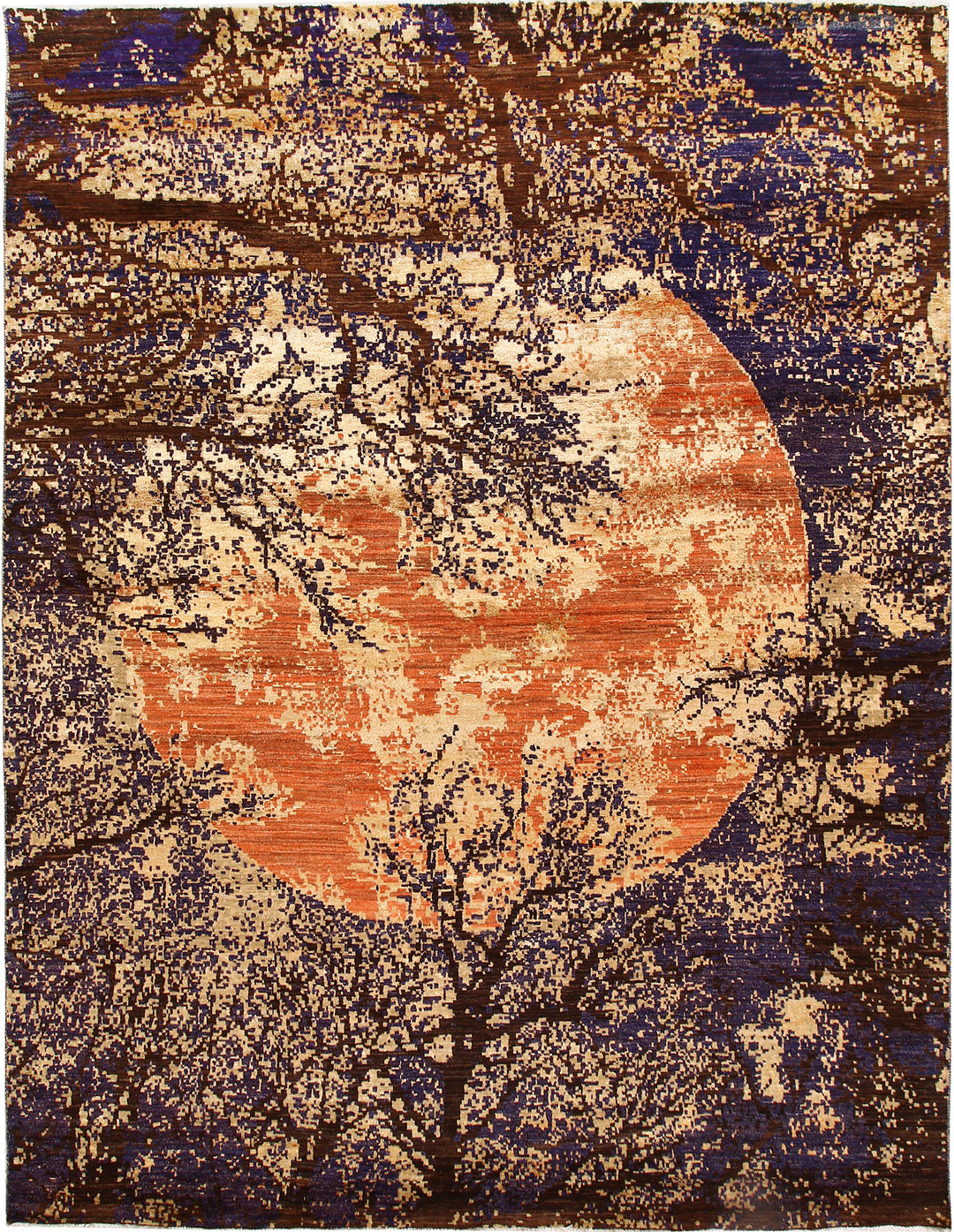 Multi Colored Abstract 8' x 10' 3 - No. 65156 - ALRUG Rug Store