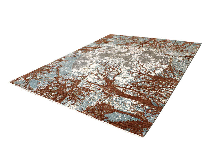 Multi Colored Abstract 8' x 10' 1 - No. 65158 - ALRUG Rug Store