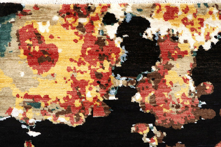 Multi Colored Abstract 8'  x" 10'  2" - No. QA75940