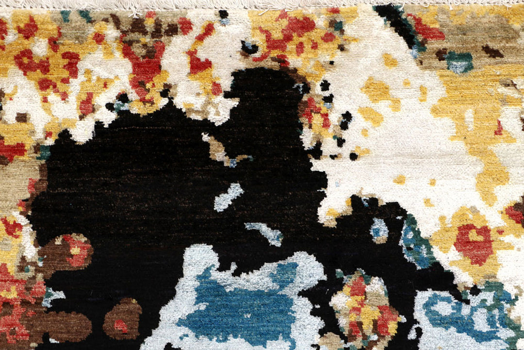 Multi Colored Abstract 8'  x" 10'  2" - No. QA75940