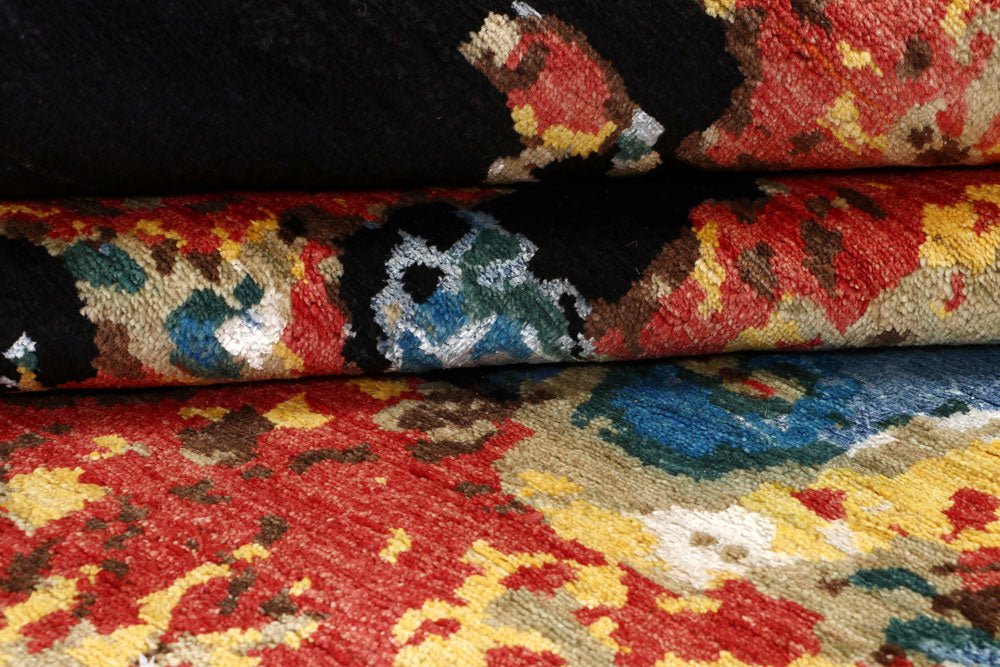 Multi Colored Abstract 8' x 10' 2 - No. 65159 - ALRUG Rug Store