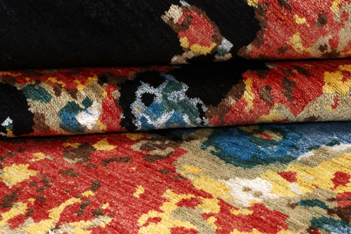 Multi Colored Abstract 8' x 10' 2 - No. 65159 - ALRUG Rug Store