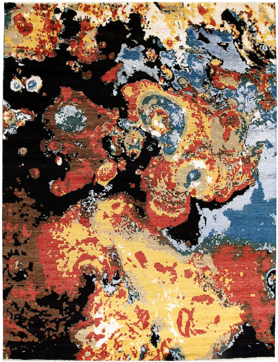 Multi Colored Abstract 8' x 10' 2 - No. 65159 - ALRUG Rug Store