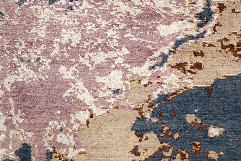 Multi Colored Abstract 7' 10 x 9' 8 - No. 65160 - ALRUG Rug Store