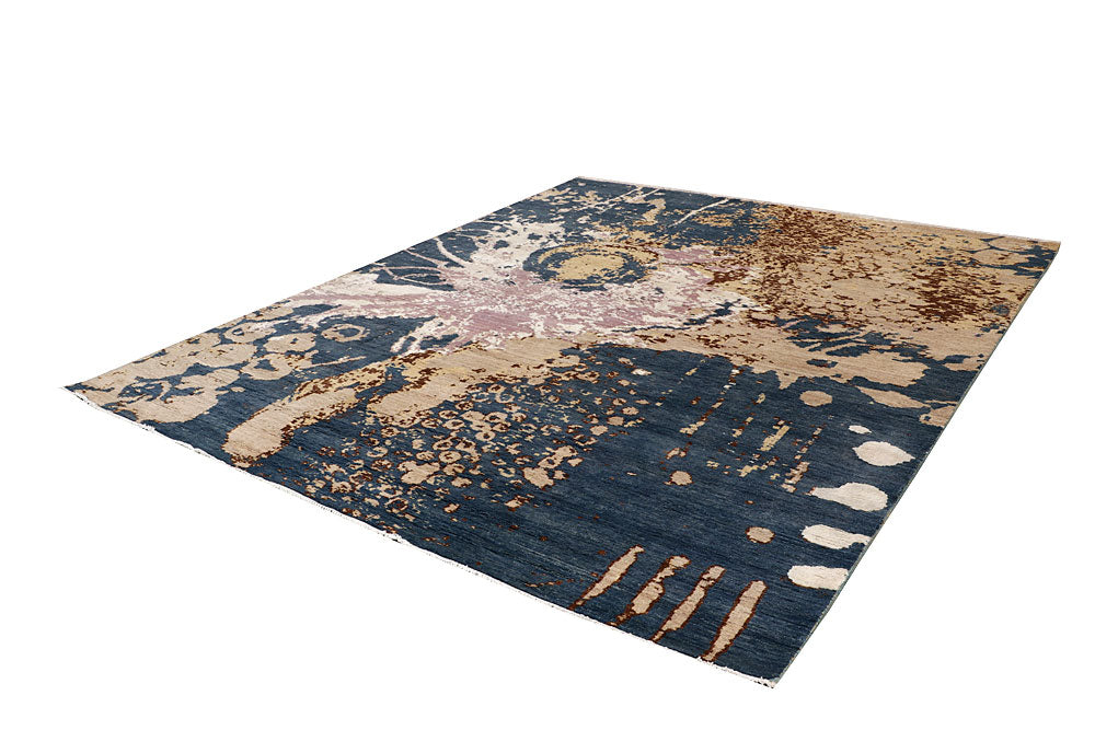 Multi Colored Abstract 7' 10 x 9' 8 - No. 65160 - ALRUG Rug Store