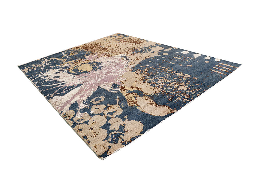 Multi Colored Abstract 7' 10 x 9' 8 - No. 65160 - ALRUG Rug Store