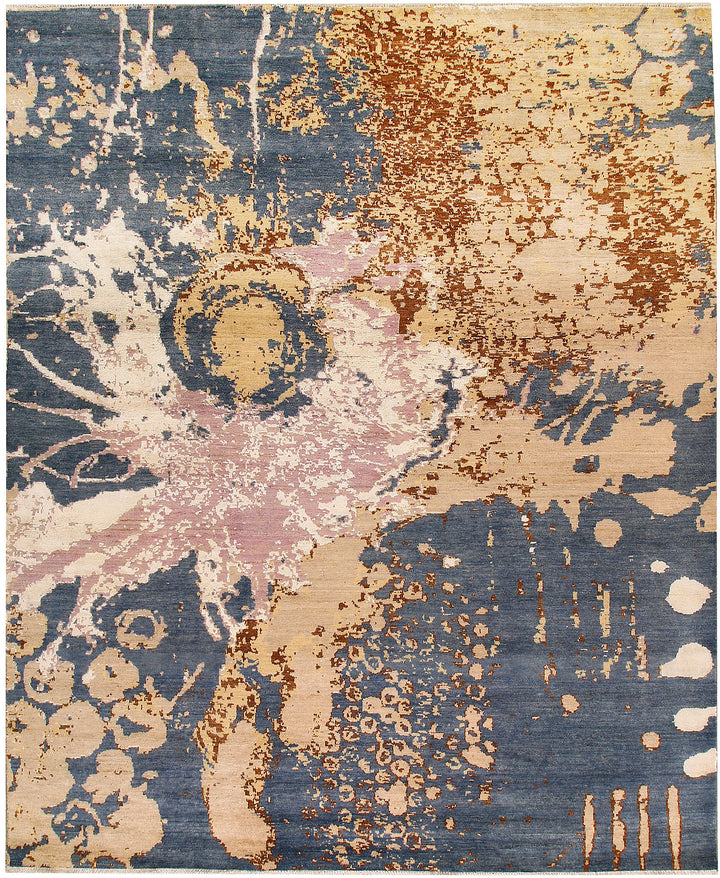 Multi Colored Abstract 7' 10 x 9' 8 - No. 65160 - ALRUG Rug Store