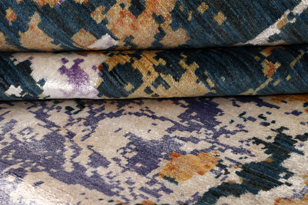 Multi Colored Abstract 8' x 10' 2 - No. 65162 - ALRUG Rug Store