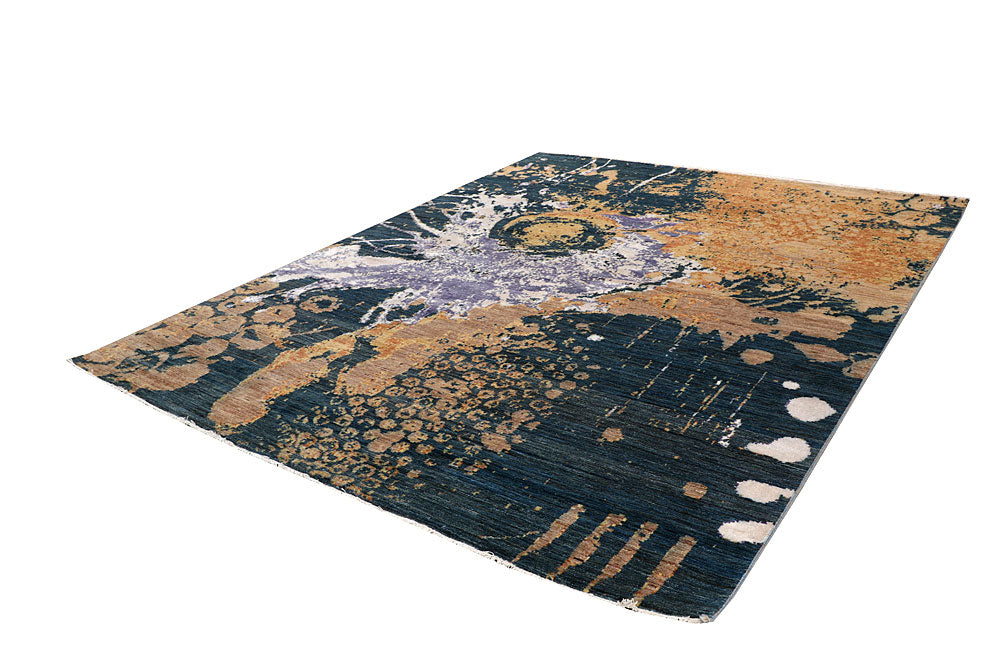 Multi Colored Abstract 8' x 10' 2 - No. 65162 - ALRUG Rug Store