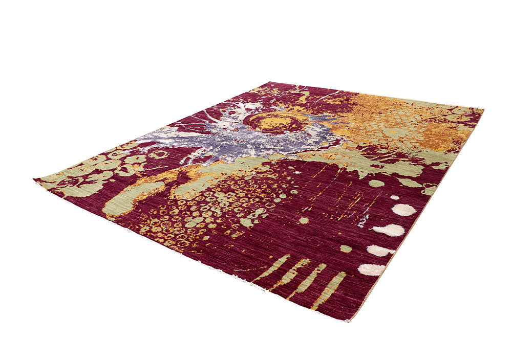 Multi Colored Abstract 8' 1 x 10' 4 - No. 65164 - ALRUG Rug Store