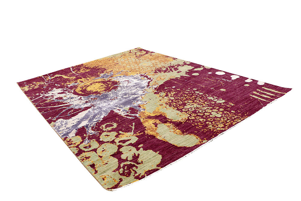 Multi Colored Abstract 8' 1 x 10' 4 - No. 65164 - ALRUG Rug Store