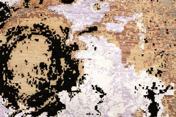 Multi Colored Abstract 8'  x" 10'  8" - No. QA30912