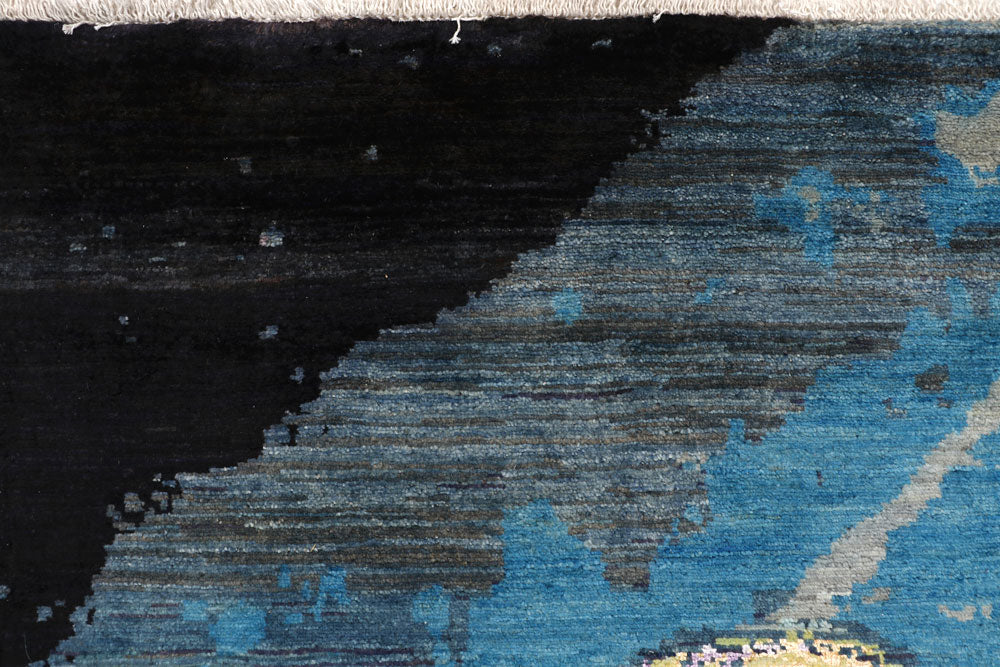 Multi Colored Abstract 8' x 10' 3 - No. 65166 - ALRUG Rug Store