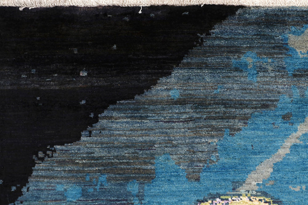 Multi Colored Abstract 8'  x" 10'  3" - No. QA47746