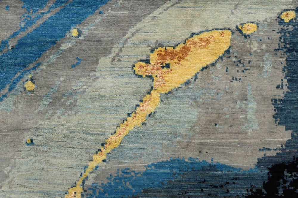 Multi Colored Abstract 8' x 10' 3 - No. 65166 - ALRUG Rug Store