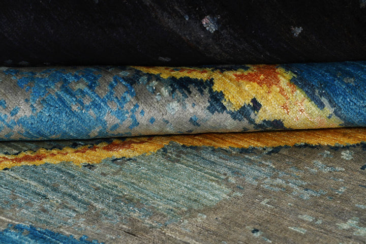 Multi Colored Abstract 8' x 10' 3 - No. 65166 - ALRUG Rug Store