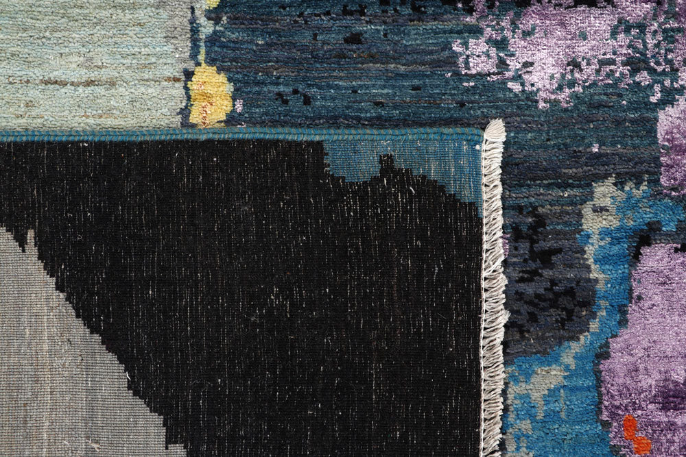 Multi Colored Abstract 8' x 10' 3 - No. 65166 - ALRUG Rug Store