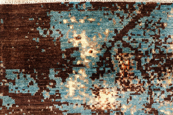 Multi Colored Abstract 8'  3" x 9'  8" - No. QA55813