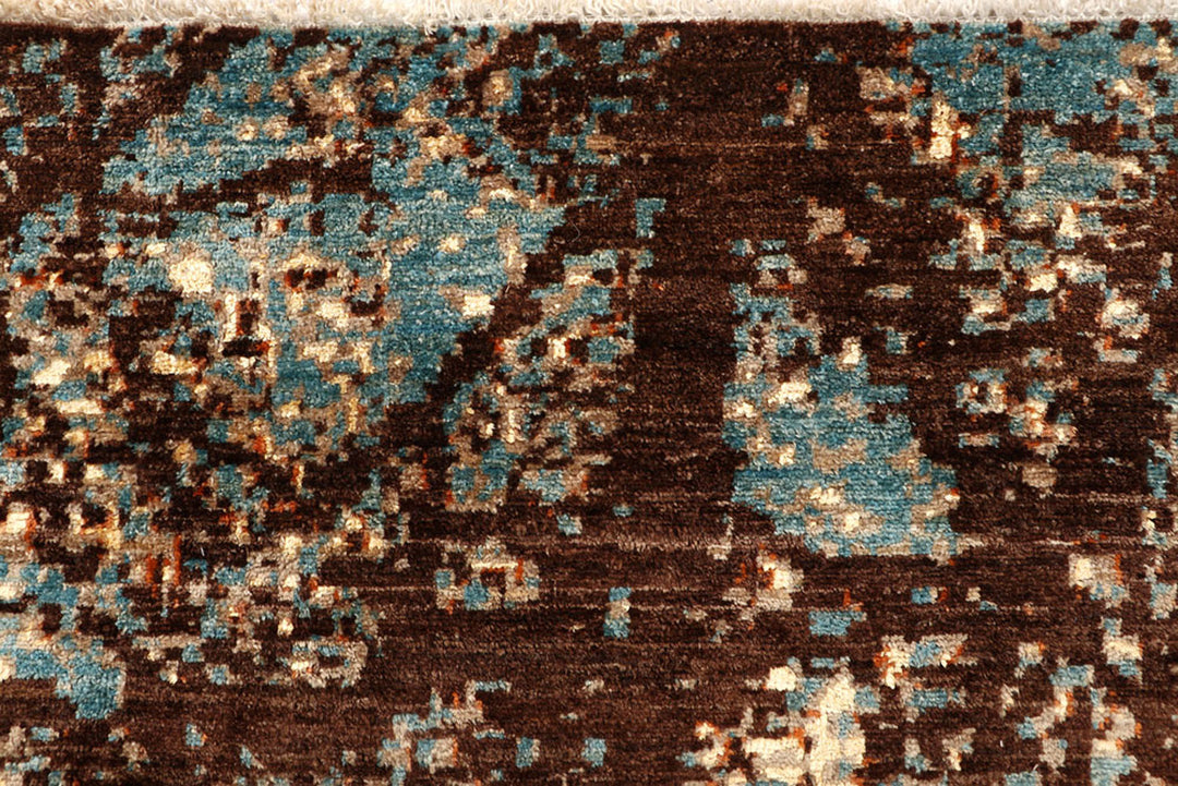 Multi Colored Abstract 8'  3" x 9'  8" - No. QA55813