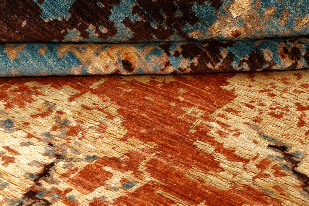 Multi Colored Abstract 8' 3 x 9' 8 - No. 65167 - ALRUG Rug Store