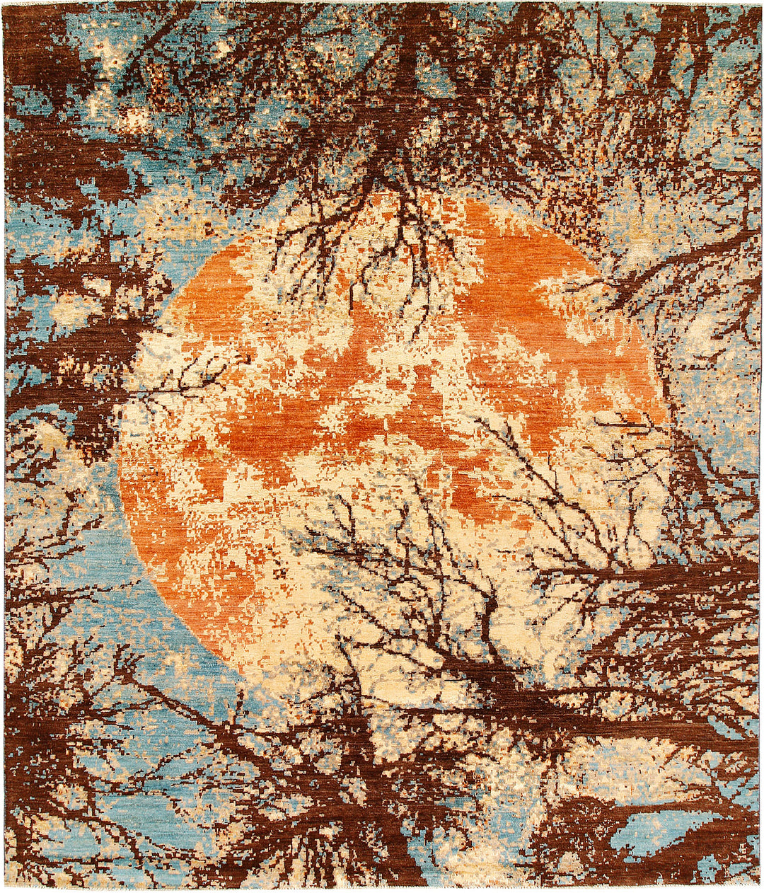 Multi Colored Abstract 8' 3 x 9' 8 - No. 65167 - ALRUG Rug Store