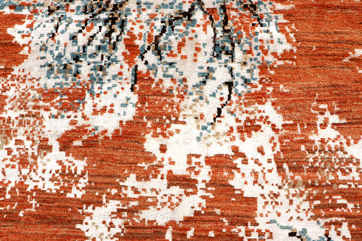 Multi Colored Abstract 8' x 10' 2 - No. 65169 - ALRUG Rug Store