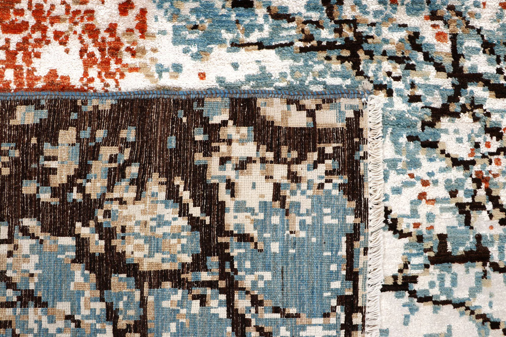 Multi Colored Abstract 8' x 10' 2 - No. 65169 - ALRUG Rug Store