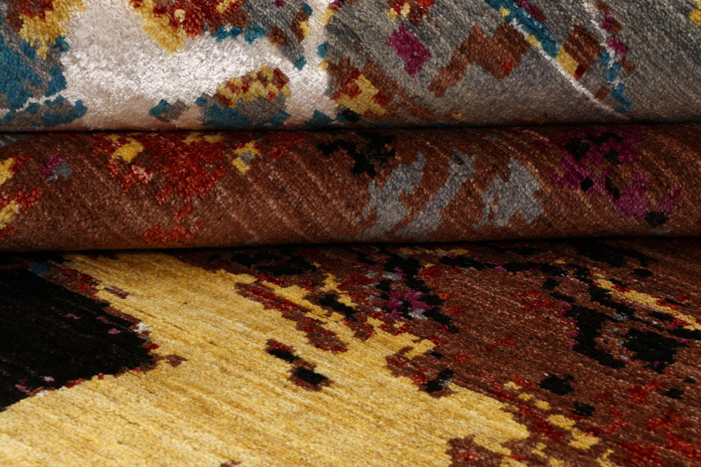 Multi Colored Abstract 8' 2 x 10' 4 - No. 65170 - ALRUG Rug Store