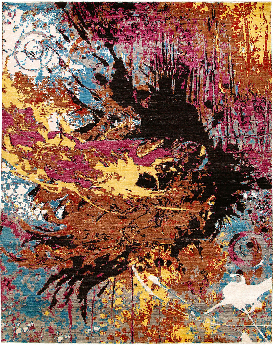 Multi Colored Abstract 8' 2 x 10' 4 - No. 65170 - ALRUG Rug Store