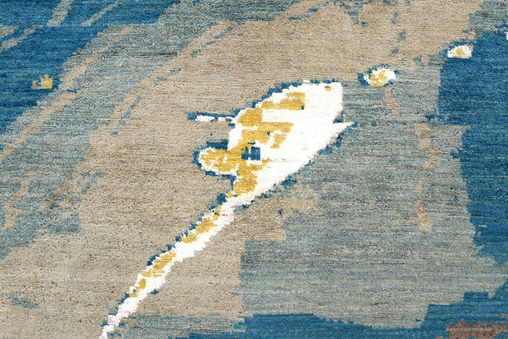 Multi Colored Abstract 8' 1 x 10' 2 - No. 65171 - ALRUG Rug Store