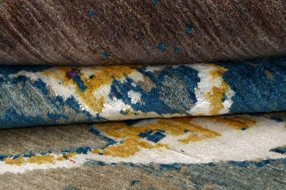 Multi Colored Abstract 8' 1 x 10' 2 - No. 65171 - ALRUG Rug Store