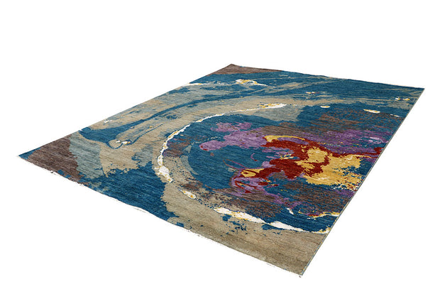 Multi Colored Abstract 8' 1 x 10' 2 - No. 65171 - ALRUG Rug Store
