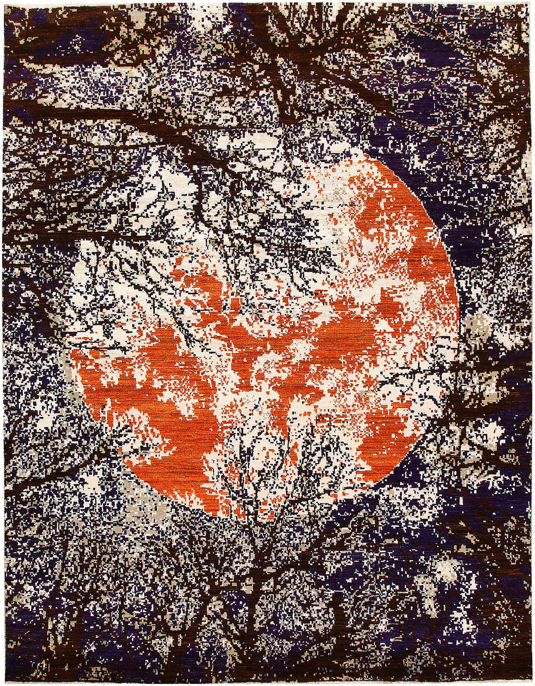 Multi Colored Abstract 8' x 10' 4 - No. 65172 - ALRUG Rug Store