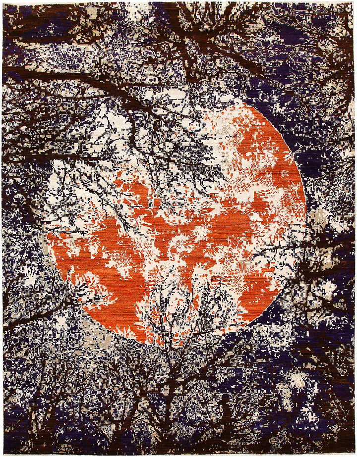 Multi Colored Abstract 8' x 10' 4 - No. 65172 - ALRUG Rug Store