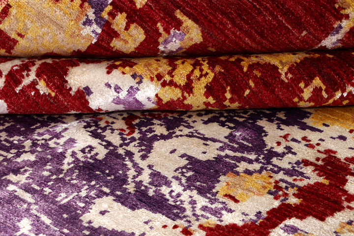 Multi Colored Abstract 8' 1 x 10' 1 - No. 65173 - ALRUG Rug Store