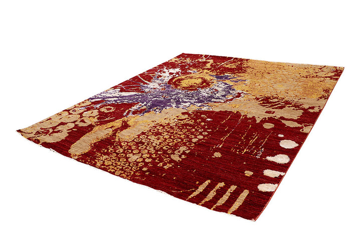Multi Colored Abstract 8' 1 x 10' 1 - No. 65173 - ALRUG Rug Store