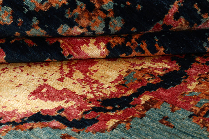 Multi Colored Abstract 7' 10 x 9' 11 - No. 65174 - ALRUG Rug Store